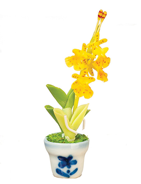 OakridgeStores.com | AZTEC - Oncidium Orchid In a Pot - Dollhouse Miniature (G7581)