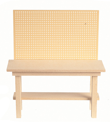 OakridgeStores.com | AZTEC - Workbench Empty - Dollhouse Miniature (SH0035)