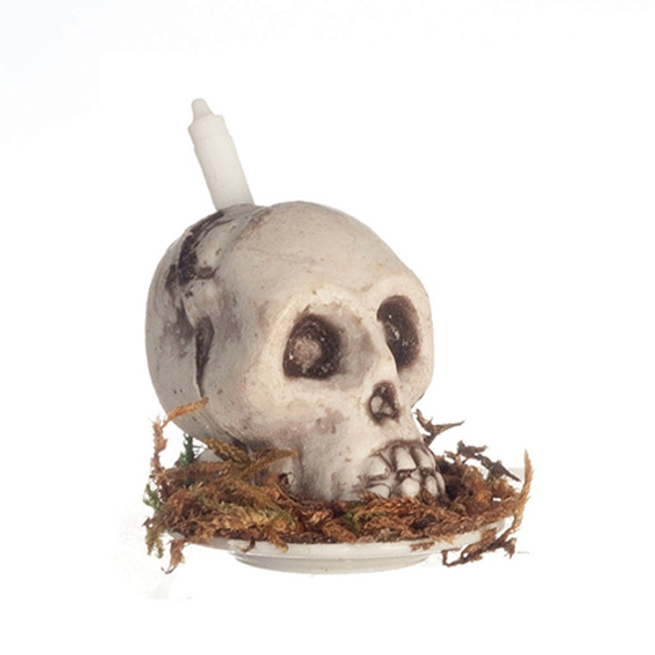 OakridgeStores.com | AZTEC - Skull Candle - Dollhouse Miniature (SH0040)