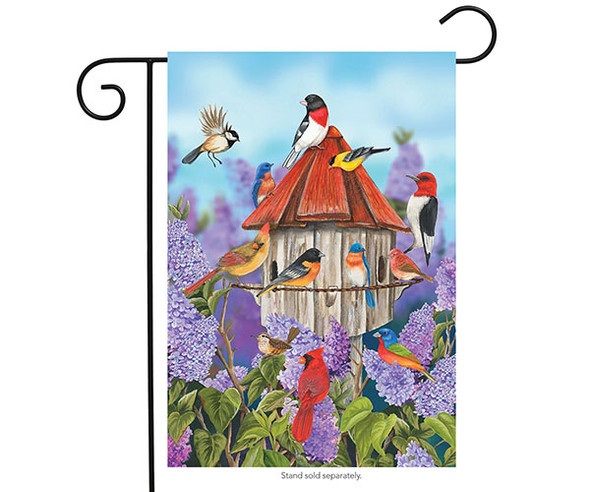 OakridgeStores.com | Briarwood Lane - Birds and Lilacs Garden Flag (BLG00343) 814212027362