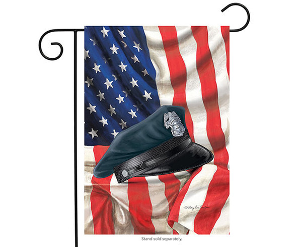 OakridgeStores.com | Briarwood Lane - Police Hat Garden Flag (BLG00544) 818138020544