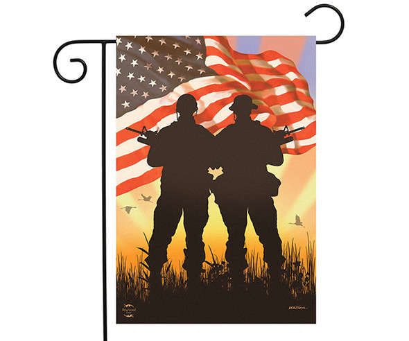 OakridgeStores.com | Briarwood Lane - American Heroes Garden Flag (BLG00600) 818138024757