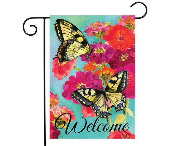 OakridgeStores.com | Briarwood Lane - Morning Butterflies Garden Flag (BLG00812) 840011600260