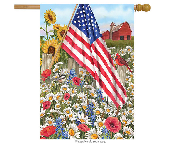 OakridgeStores.com | Briarwood Lane - America the Beautiful House Flag (BLH00387) 814212028604