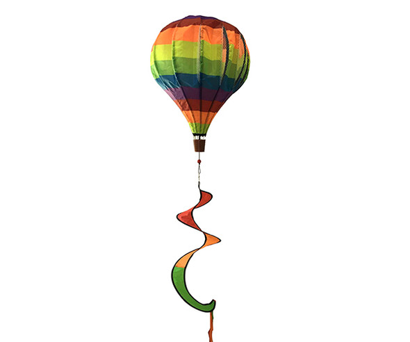 OakridgeStores.com | Briarwood Lane - Deluxe Multicolor Hot Air Balloon Spinner (BLW00028) 818138024108