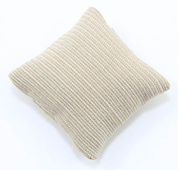 OakridgeStores.com | Barbara Obrien - Tan Ribbed Pillow - Dollhouse Miniature (80004)