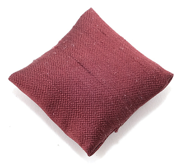 OakridgeStores.com | Barbara Obrien - Pillow: Burgundy - Dollhouse Miniature (80015)