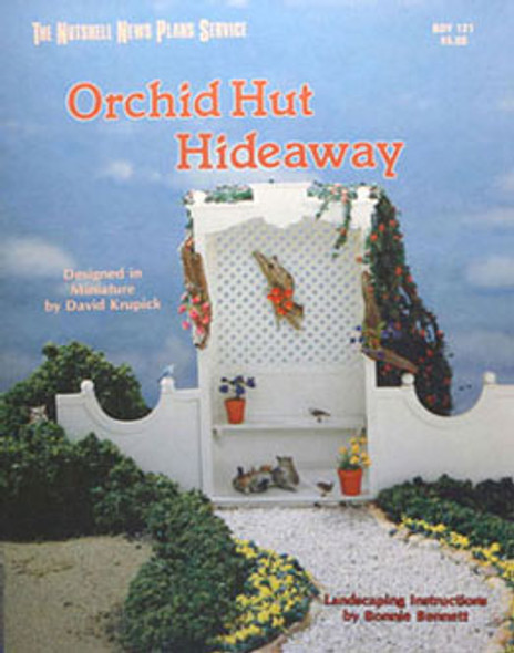 OakridgeStores.com | Boynton Books - Orchid Hut Hideway Plan Book - Dollhouse Miniature (121)