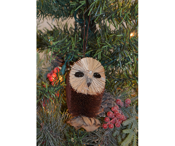 OakridgeStores.com | Brushart - Owl Ornament (BRUSHOR15) 645194205864
