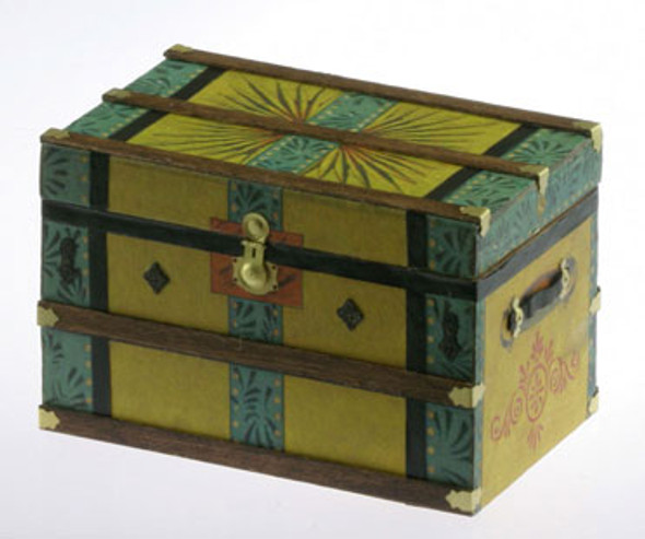 OakridgeStores.com | CATS PAW - CATS PAW Lithograph Wooden Trunk Kit, Yellow Bliss - Dollhouse Miniature (CPT107)