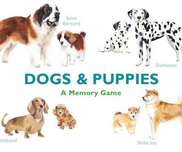 OakridgeStores.com | Chronicle Books - Dogs & Puppies Memory Game (CB9781786272744) 9781786272744
