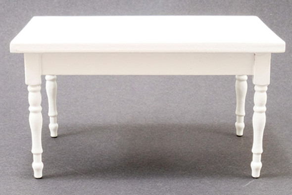 OakridgeStores.com | CLASSICS DOLLHOUSE - Table, White - Dollhouse Miniature (10236)