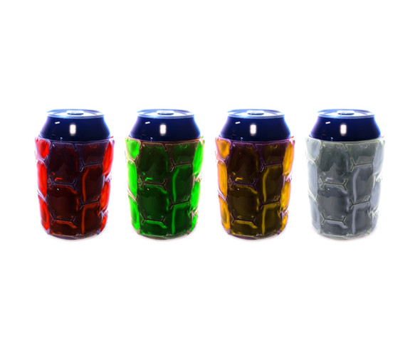OakridgeStores.com | Zee's Creations - Can Coolers Assortment 1: Green, Clear, Red, Yellow (CNK-1001) 898179001535