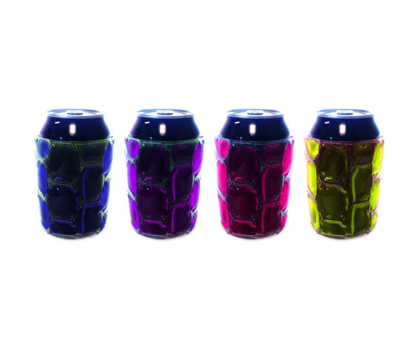 OakridgeStores.com | Zee's Creations - Can Cooler Assortment 2: Purple, Lime, Blue, Pink (CNK-1002) 898179001597