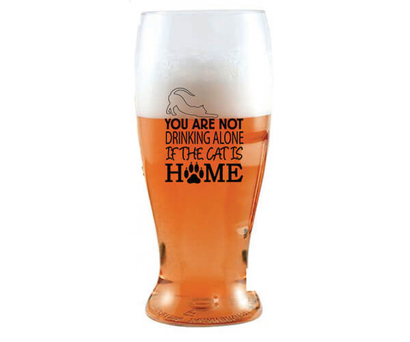 OakridgeStores.com | Zee's Creations - You Are Not Drinking Alone if the Cat is Home Ever Drinkware Beer Tumbler (D6) 817441018521