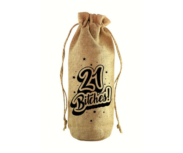 OakridgeStores.com | Zee's Creations - 21 Jute Wine Bottle Sack (JB1003) 817441016947