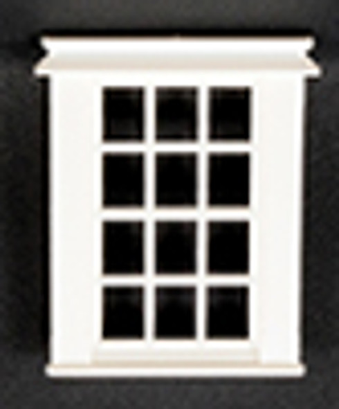 OakridgeStores.com | Jackson Miniatures - 1/2 scale Georgian Window, 12 Pane - Dollhouse Miniature (L04)