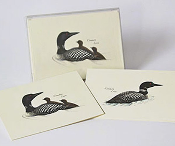 OakridgeStores.com | EARTH SKY + WATER - Loon Notecard Assortment (4 each of 2 styles) (LEWERSNC21) 740620901454