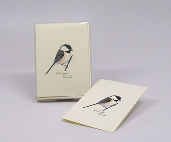 OakridgeStores.com | EARTH SKY + WATER - Chickadee Notecard Assortment (8 of 1 style) (LEWERSNC57) 740620903366