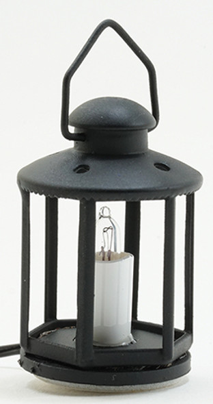 OakridgeStores.com | MINIATURE HOUSE - Black Lantern, 12V - Dollhouse Miniature (1060)