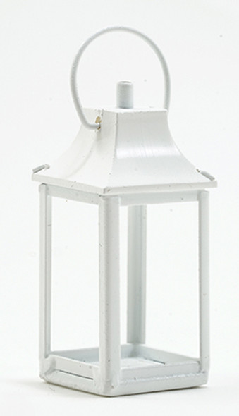 OakridgeStores.com | MINIATURE HOUSE - White Lantern, Non-working - Dollhouse Miniature (1065)