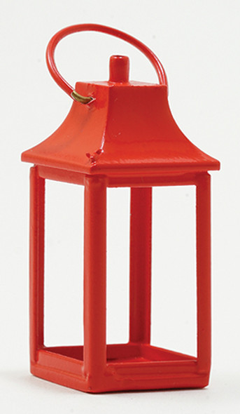 OakridgeStores.com | MINIATURE HOUSE - Red Lantern, Non-working - Dollhouse Miniature (1066)