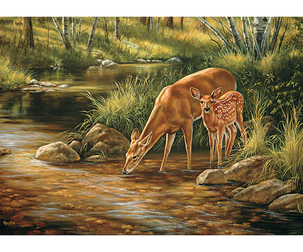 OakridgeStores.com | Outset Media Games - Deer Family - Family Pieces 350 pc puzzle (OM54626) 625012546263