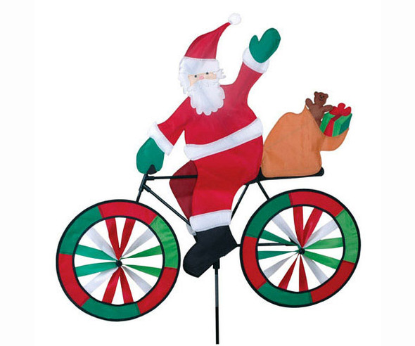 OakridgeStores.com | Premier Designs - Santa Bicycle Spinner (PD25996) 630104259969