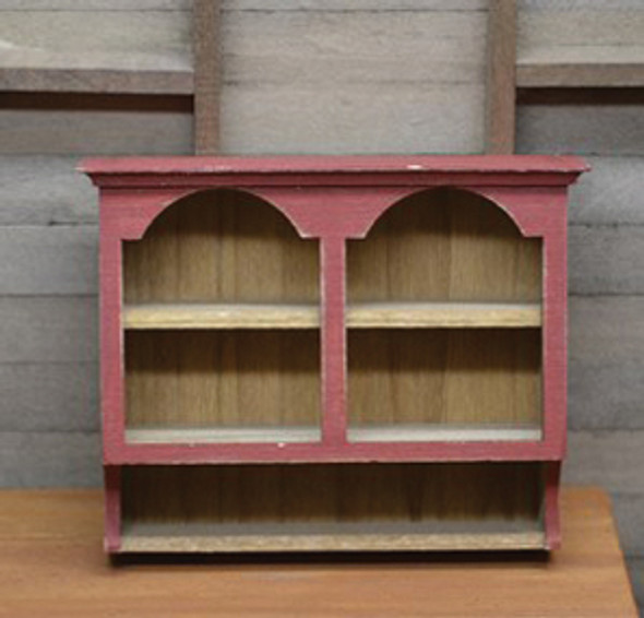 OakridgeStores.com | Sir Thomas Thumb - Wall Cupboard, Red - Dollhouse Miniature (916R)
