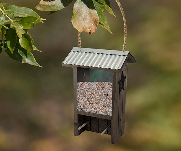 OakridgeStores.com | Woodlink - Rustic Farmhouse Finch Feeder (WL28704) 093432287040