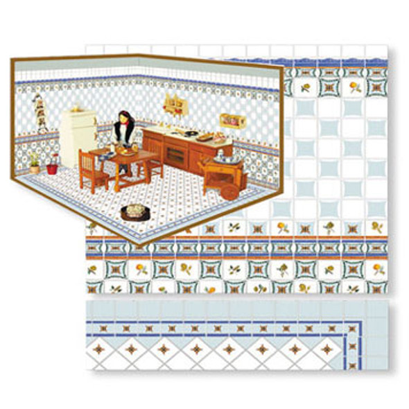 OakridgeStores.com | WORLD MODEL - Complete Room Decoration Kit #7 - Dollhouse Miniature (34486)