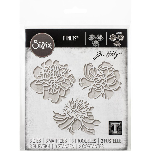 OakridgeStores.com | Sizzix - Cutout Blossoms Sizzix Thinlits Dies By Tim Holtz (664161) 630454257127