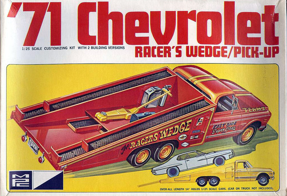 OakridgeStores.com | AMT MPC 1/25 1972 Chevy Racer's Wedge Pickup Plastic Model Truck Kit (116-MPC885) 849398020395