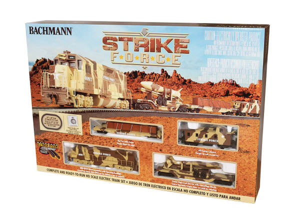 OakridgeStores.com | BACHMANN HO Strike Force Electric Train Set (160-00752) 022899007526