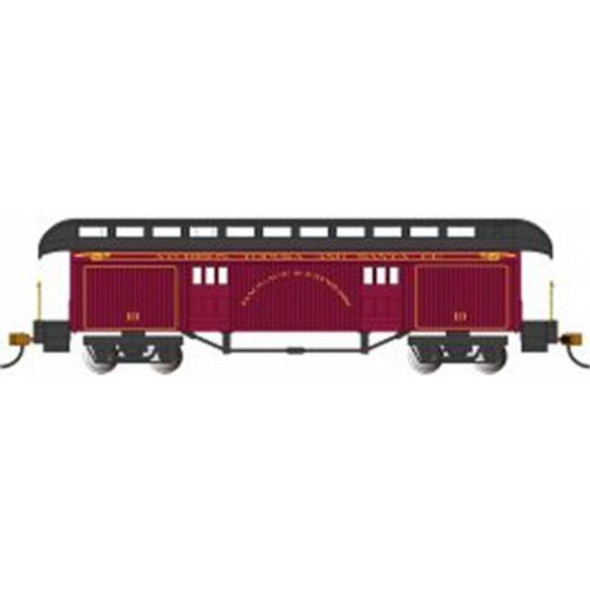OakridgeStores.com | BACHMANN HO Old Time Baggage Car, Santa Fe Train Car (160-15304) 022899153049