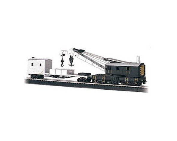 OakridgeStores.com | BACHMANN HO 250 Ton Steam Crane Boom Tender Canadian National Train Car (160-16104) 022899161044