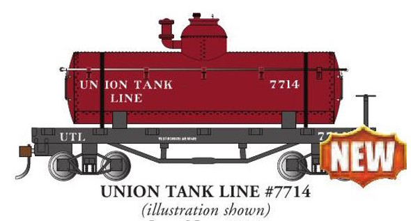 BACHMANN HO UNION TANK LINE #7714 Old Time Tank Car (160-72108)