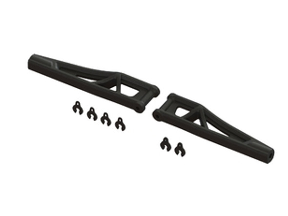 OakridgeStores.com | ARRMA FRONT UPPER SUSPENSION ARMS 120mm (1 PAIR) (ARA-330655) 5052127036573