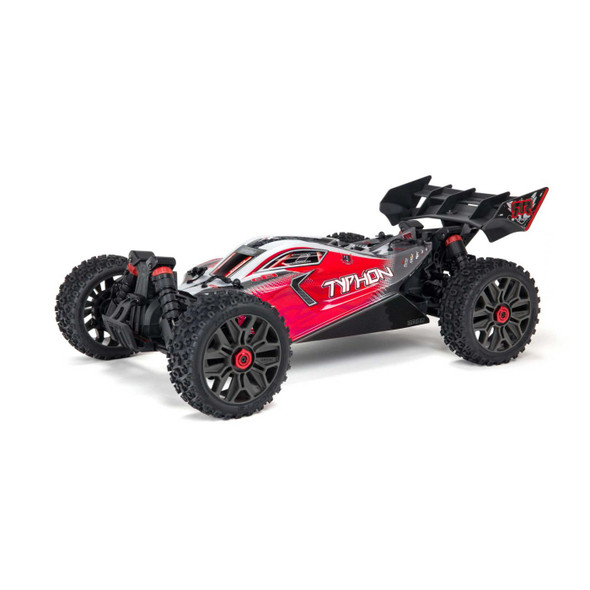 OakridgeStores.com | ARRMA 1/8 TYPHON 4X4 V3 3S BLX Brushless Electric RC Buggy RTR, Red (ARA-4306V3) 5052127038270