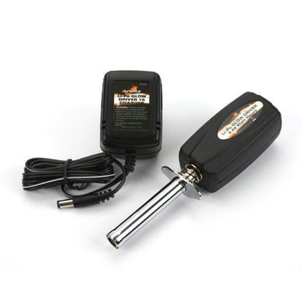 OakridgeStores.com | DYNAMITE Li-Po RC Glow Plug Driver with Battery and Charger (DYN-1926) 605482306161