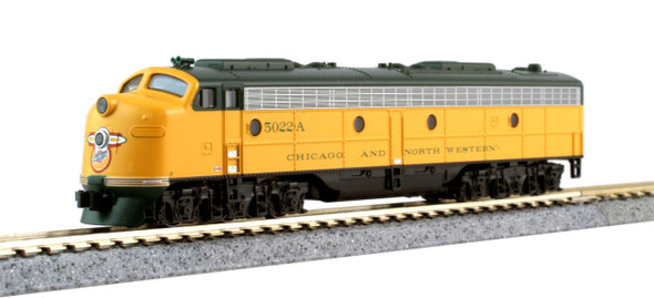 OakridgeStores.com | KATO N C&NW "400" Train 6-Unit EMD E8A Locomotive & Pullman Bi-Level Passenger Car Set (KAT-106104) 4949727677514
