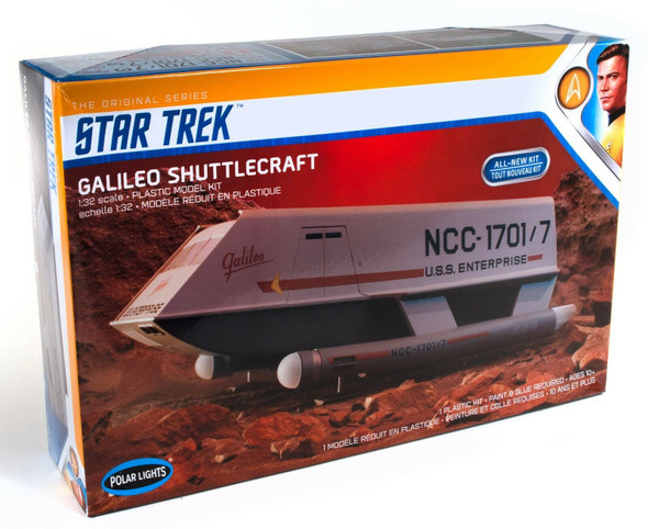 OakridgeStores.com | POLAR LIGHTS 1/32 Star Trek Galileo Space Shuttlecraft Plastic Model Kit (PLL-909) 858388024404
