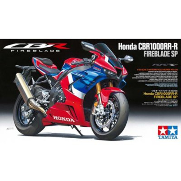 OakridgeStores.com | TAMIYA 1/12 2019 Honda CBR1000RR-R FIREBLADE SP Plastic Model Motorcycle Kit (TAM-14138) 4950344141388