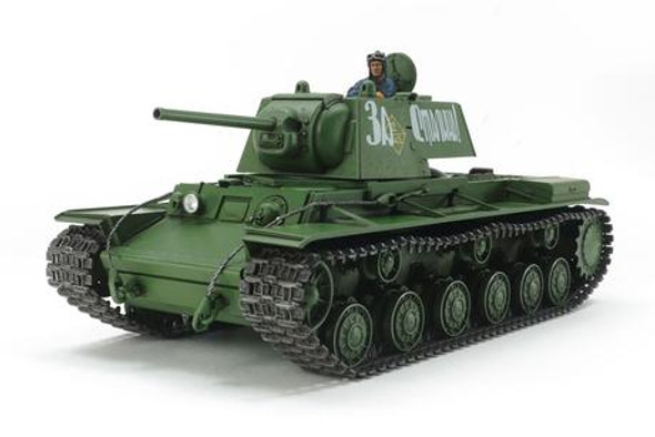 OakridgeStores.com | TAMIYA 1/35 Russian Heavy Tank KV-1 1941 Early Production Plastic Military Model Kit (TAM-35372) 4950344353729