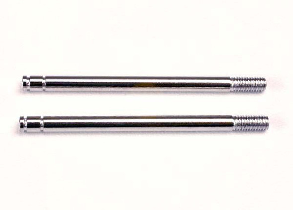 OakridgeStores.com | TRAXXAS Shock shafts, steel, chrome finish (long) (2) (TRA-1664) 020334166401