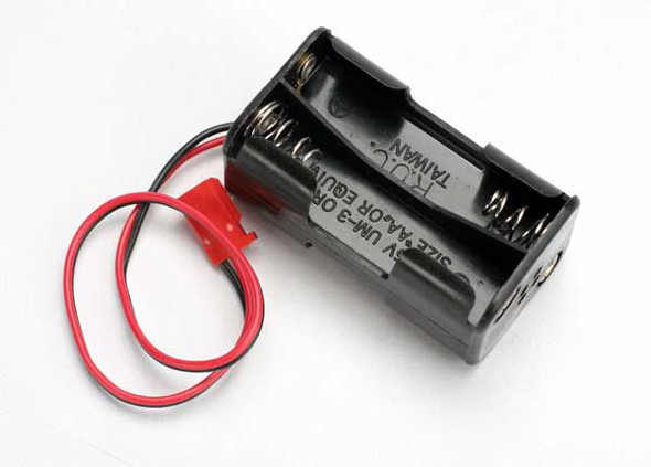OakridgeStores.com | TRAXXAS RC Battery holder, 4-cell (no on/off switch) (for Jato and others that use a male Futaba style connector) (TRA-3039) 020334303905
