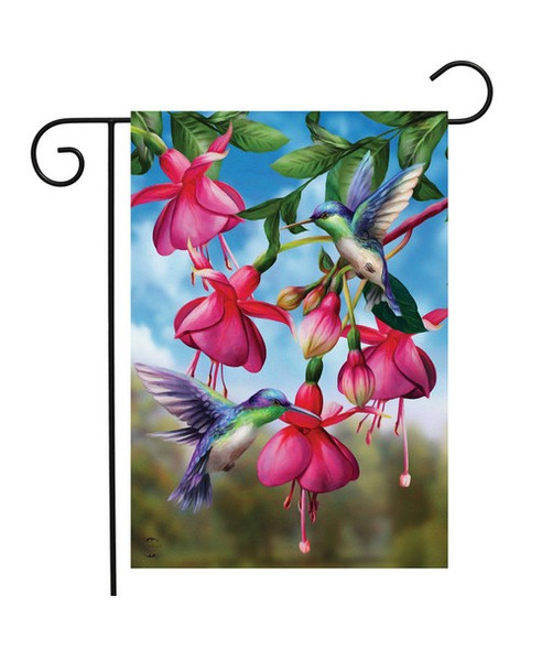 OakridgeStores.com | Briarwood Lane - Flight of Hummingbird Garden Flag (BLG01206) 840011612287