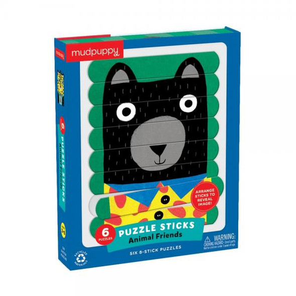 OakridgeStores.com | Chronicle Books - Animal Friends Double Sided 24 Piece Stick Puzzle (CB9780735360211) 9780735360211