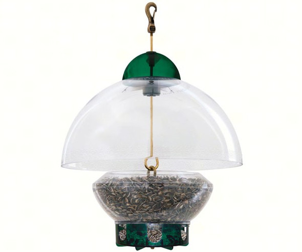 OakridgeStores.com | Droll Yankees, Inc. - Big Top Bird Feeder w/ New Green Parts (DYBTG) 021964103057