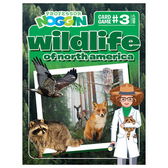 OakridgeStores.com | Outset Media Games - Prof Noggins - Wildlife of North America - Card Game #3 (OM11403) 625012104135